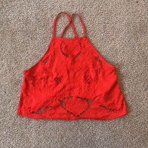 Forever 21 top red size medium